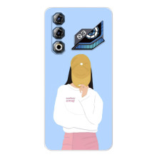 Силиконовый Чехол на ZTE Nubia Neo 3 GT с картинкой Стильных Девушек (Желтая кепка)