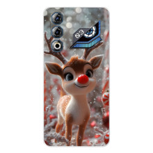 Яскравий чохол для ZTE Nubia Neo 3 GT з Зимові Оленята