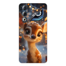 Яскравий чохол для ZTE Nubia Neo 3 GT з Зимові Оленята – Оленятко серед герлянд