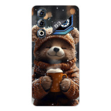 Печатный чехол «Зверята с кофе» для ZTE Nubia Neo 3 GT (Мишка с кофе)