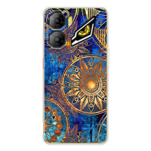 Чехлы со смыслом для ZTE Nubia Neo 3 (Золотые узоры)