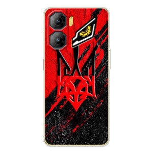 Чехлы УПА (Красно-Чёрный) на ZTE Nubia Neo 3 – Герб в цвете УПА