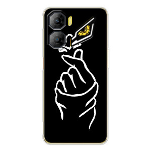 Чехлы (Знак сердечка) на ZTE Nubia Neo 3 – Сердце на черном