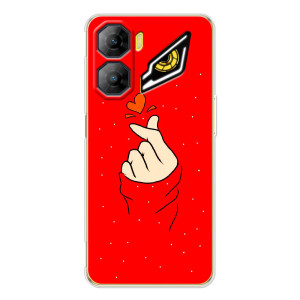 Чехлы (Знак сердечка) на ZTE Nubia Neo 3 – Сердце на красном