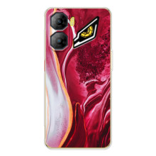Чехол для увидеаля   ньоしてくれた ё???? - с принтом (Дизайнерские) (AlphaPrint) (Мрамор красный)