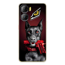 Чехол ДОБЕРМАН для ZTE Nubia Neo 3 (Доберман злой)