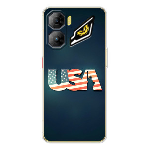 Чехол Флаг USA для ZTE Nubia Neo 3 – USA