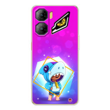 Чехол Бравл Старс для ZTE Nubia Neo 3 – Леон в костюме Акулы