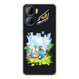 Чехол Майнкрафт на ZTE Nubia Neo 3 (AlphaPrint) Minecraft