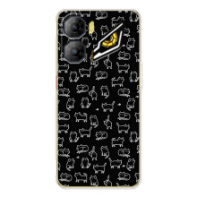 Чехол на тематику: Коты для ZTE Nubia Neo 3 (Котики на черном)