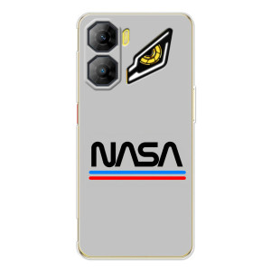 Силиконовый бампер с принтом "Наса" на ZTE Nubia Neo 3 – Наса