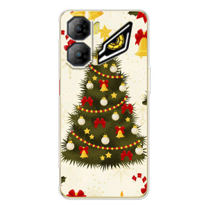 Чехол Новогодняя Елка на ZTE Nubia Neo 3 (Новогодний принт)