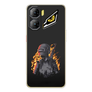 Чохол з картинкою "Герой Pubg" на ZTE Nubia Neo 3 – В полум'ї