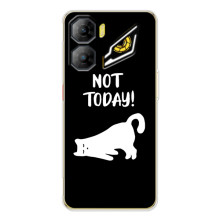 Бампер с изображением Котиков для ЗТЕ Нюбия Нео 3 (Not Today)