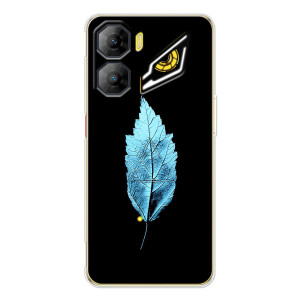 Чохол з картинками на чорному фоні для ZTE Nubia Neo 3 – Листя