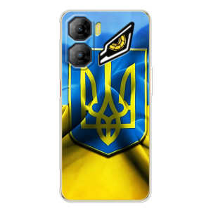 Чехол с картинкой (Патриотический ГЕРБ) на ZTE Nubia Neo 3 (Герб и Флаг Украины)