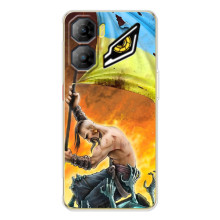 Чехол с картинкой (Патриотический КОЗАК) на ZTE Nubia Neo 3 (Сильный Козак)