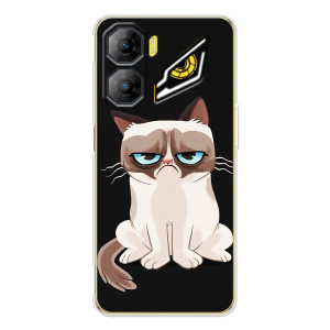 Чехол с принтом для ZTE Nubia Neo 3 (AlphaPrint) Модные коты