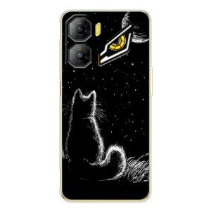 Чехол с принтом для ZTE Nubia Neo 3 (AlphaPrint) Модные коты