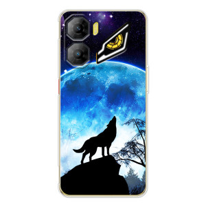 Чехол с Волком на ZTE Nubia Neo 3 – Воет на луну