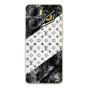 Чехол Стиль Louis Vuitton на ZTE Nubia Neo 3 – LV на белом