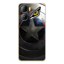 Чехол с Щитом Капитана Америки на ZTE Nubia Neo 3 (Ретро Щит Капитана)