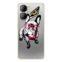 Чехол (ТПУ) Милые собачки для ZTE Nubia Neo 3 (Бульдог в очках)