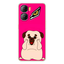 Чехол (ТПУ) Милые собачки для ZTE Nubia Neo 3 (Веселый Мопсик)