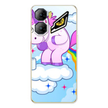 Чехол Unicorn на ZTE Nubia Neo 3 (Радуга единорожка)