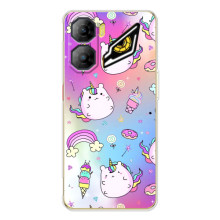 Чехол Unicorn на ZTE Nubia Neo 3 (Радуга и Единорог)