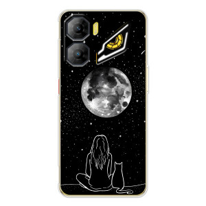 Чехол с рисунком кот на ZTE Nubia Neo 3