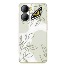 Чехол цветочный дизайн для ZTE Nubia Neo 3 – Зелёный дизайн