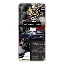 Чохол з авто Порше для ZTE Nubia Neo 3 – Колаж Порше