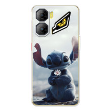 Чехол с рисунком Стич для ZTE Nubia Neo 3 – Стич с цветочком