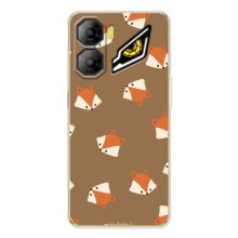 Чохол з принтом лисички ЗТЕ Нюбія Нео 3 – Маленькі лисички