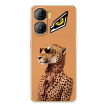 Чохол з принтом стильні тварини для ЗТЕ Нюбія Нео 3 (Стильний леопард)