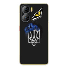 Чехол с украинским гербом на ZTE Nubia Neo 3 – Герб с цветком