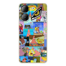 Силиконовый чехол Спанч Боб на ЗТЕ Нюбия Нео 3 (Комиксы Спанч Боб)