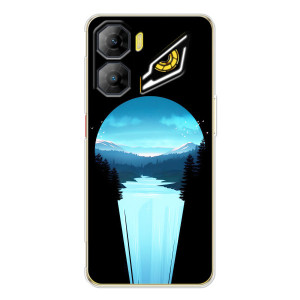 Летний Чехол на ZTE Nubia Neo 3 – Синий Водопад