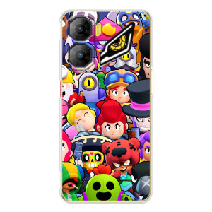 Силиконовый Чехол на ZTE Nubia Neo 3 с картинкой Brawl Stars (Персонажи)