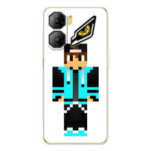 Чехлы для ZTE Nubia Neo 3 (Персонажи Майн Крафт) (Мальчик в голубом)