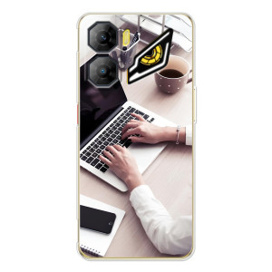 Силиконовый бампер (Работники) на ZTE Nubia Neo 3 – Офисный работник