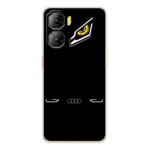 Силиконовый бампер с картинкой машины на ZTE Nubia Neo 3 (Силует Audi)