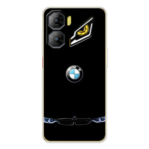 Силиконовый бампер с картинкой машины на ZTE Nubia Neo 3 (Черный BMW)