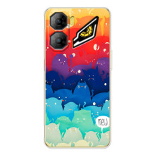 Силиконовый чехол с котиком для ZTE Nubia Neo 3 (Mew)