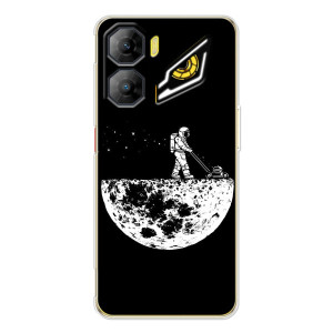 Силиконовый Чехол с принтом "Космонавты" на ZTE Nubia Neo 3 – Космонавт