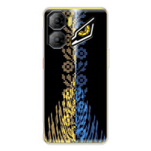 Силиконовый Чехол на ZTE Nubia Neo 3 (Патриотическая вышиванка)