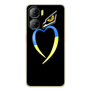Силиконовый Чехол на ZTE Nubia Neo 3 (Я-Украина) – Украинское сердце