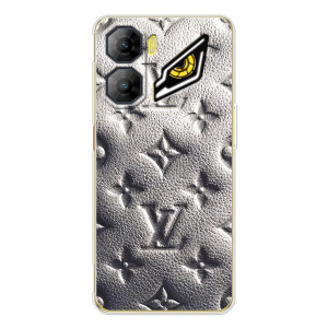 Текстурный Чехол Louis Vuitton для ЗТЕ Нюбия Нео 3 (Бежевый ЛВ)