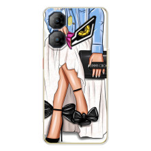 Силиконовый Чехол на ZTE Nubia Neo 3 с картинкой Стильных Девушек (Мода)